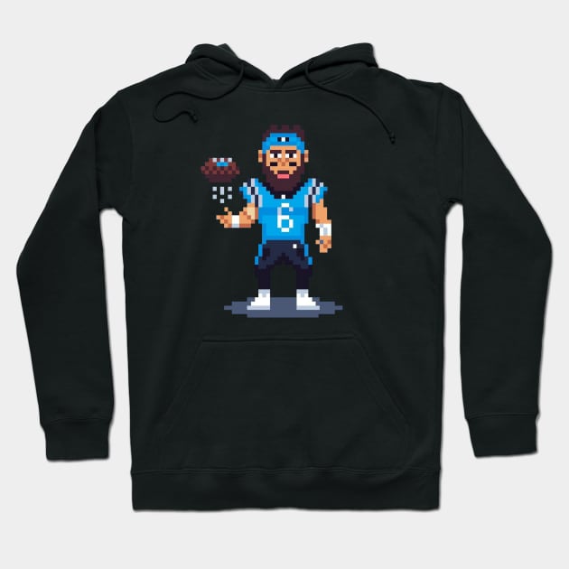 Baker 8 bit Hoodie by Roti Kodok Art